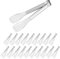 MABAHON 20 Pezzi Pinze Cucina Barbecue Professionale Pinza Barbecue Chef Acciaio Inox Multifunzione per Barbecue, Bistecca, Hamburger, Pasta, Dessert, Decorazione