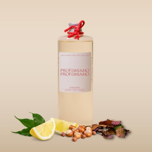 Profumiamo Profumiamo Profumo per Bucato 100 ml. - Profuma Bucato per Lavatrice e Asciugatrice (AFRODITE)