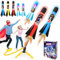 Jovicos Rocket Launcher for Kids, 5PCS Foam Launcher Playset, 2 LED Rockets & 3 Foam Rockets Boy Toys Garden Outdoor Toys Summer Gifts for Boys Girls