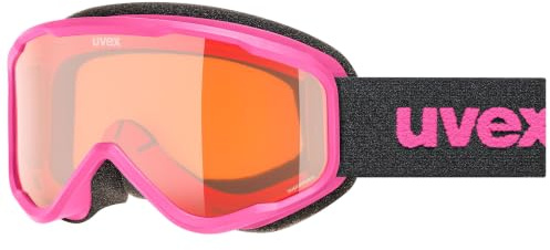uvex speedy nova - leichte, stylische Skibrille mit Anti-Fog-Beschichtung und oranger Tönung für eine bessere Konturenwahrnehmung für Kinder