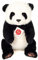 Teddy Hermann 92447 Panda sitzend 28 cm, Kuscheltier, Plüschtier