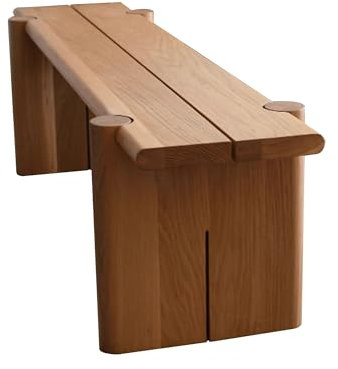 JOSIAHCQ Sitzbank Holz Esszimmer Holzbank Küchenbank Rustikal Garderobenbank Esszimmerbank Bettbank Balkon Bank für Küche Wohnzimmer Eingang Schlafzimmer(120cm(47in))