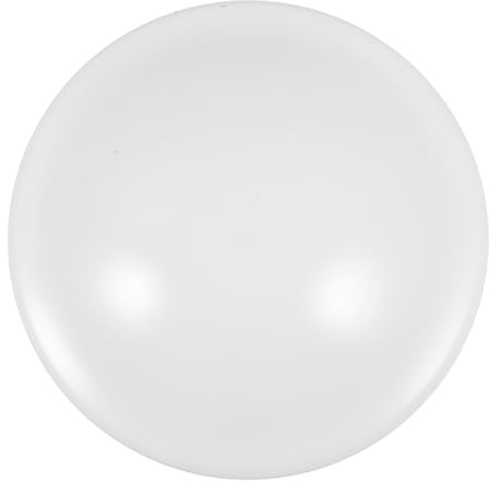 Cubierta para Lámpara de Techo Redonda PC de Color Claro Fijación | Ajuste de Rosca y Clip, Resistente al Desgaste, para Dormitorio y Oficina