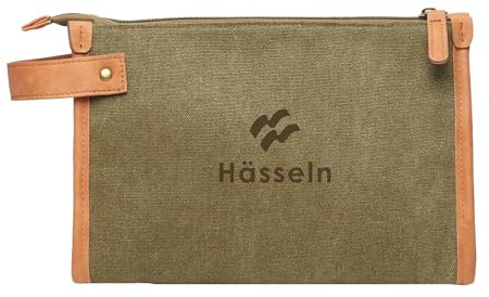 Vinga Bosler Canvas Recycled Toiletry Bag (One Size) (Green)