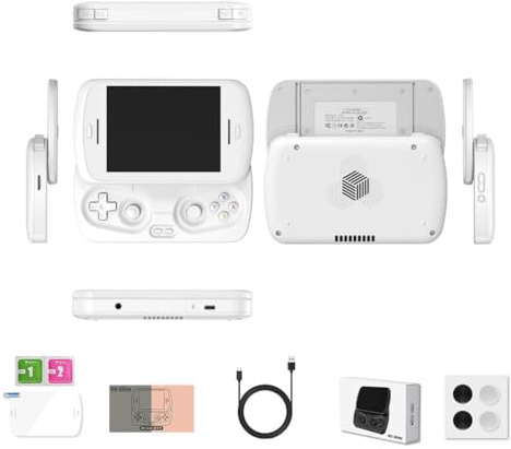 RG Console di Gioco Portatile Pieghevole RG Rom da 128 GB+8 GB di RAM, Schermo IPS da 4,7 Android 13 Dispositivo di Gioco Portatile, Batteria da 5000Mah - Regali per Adulti (Giochi Non Inclusi)