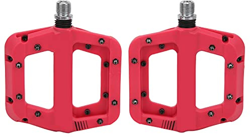 Mountainbike -Pedale Nicht -Slip -Leichtfahrradplattform flache Pedale Rose rot