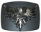 Chrome Phoenix Gürtelschnalle, silberfarben