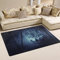 coosun Wolf Wald, Teppich Teppich rutschfeste Fußmatte Fußmatten Wohnzimmer Schlafzimmer 78,7 x 50,8 cm, Textil, multi, 31 x 20 inch
