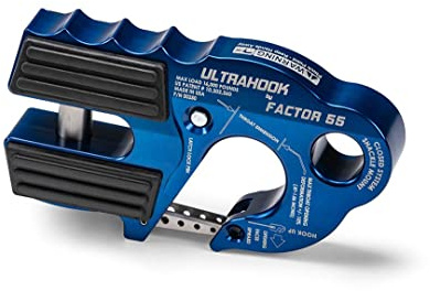 Factor 55 UltraHook Winch Hook with Shackle Mount - (Blue)