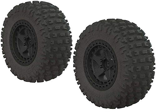 1/10 DBoots Fortress SC 2.2/3.0 vormontierte Reifen, 14mm Hex, Schwarz (2)