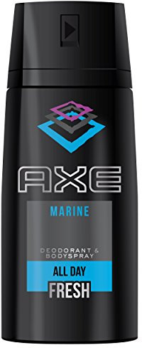 AXE Deodorant Bodyspray Marine, 3 Packungen à 150 ml, insgesamt 450 ml