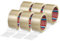 tesapack 4280 PP Paketband im 6er Pack - Universal Klebeband zum Verpacken von Paketen und Kartons - transparent - 6 Rollen je 66 m x 50 mm