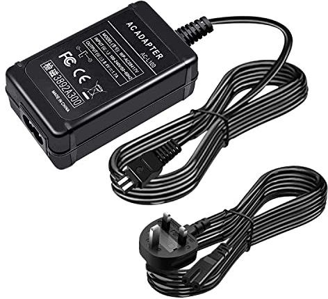 AC-L100 AC Power Adapter Supply AC L100 Replacement Charger Kit for Sony AC-L100 AC-L15 AC-L10 AC-15A AC-L10A Handycam DCR-TRV MVC-FD DSC-S30 DSC-F707 DSC-F717 DSC-F828 Cameras