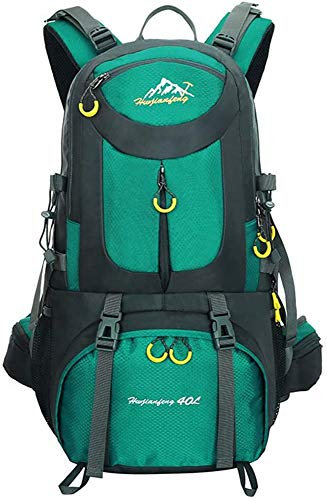 LiGG LiGG Wanderrucksack 40L Trekkingrucksack Leichte Reiserucksack Backpacker Rucksack Wasserdicht Rucksack mit Regenschutz für Reisen Klettern Sport Outdoor Camping,Blau