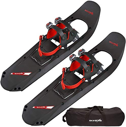 SkinStar Schneeschuh 29 INCH Schneeschuhwandern Schneeschuhe bis 130 kg Black