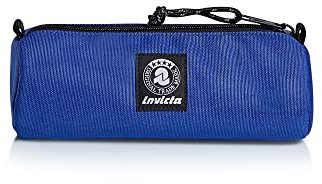 INVICTA Federmäppchen, Mäppchen, Federtasche für Schreibwaren; Tennager, Erwachsene; Gymnasium, Uni, Büro; Unisex; leicht & kompakt, blau