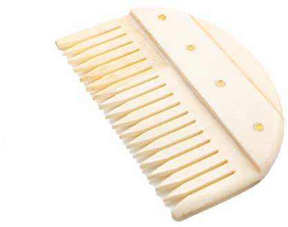 Mythrojan Kamm mit breiten Zähnen, handgefertigt