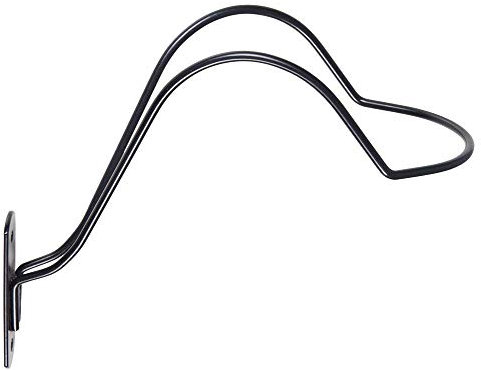 Pfiff 102885 Helmhalter Helmablage für alle Helmtypen, Pulverbeschichtet Schwarz