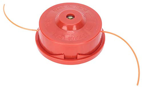 Rasentrimmer Fadenkopf, 1x Doppelfadenkopf für Motorsense Fadenspule 10mm Fadenspule Rasentrimmer Motorsense Zubehör, Trimmerkopf