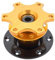 TOTMOX Mozzo volante per auto - Adattatore universale per mozzo volante a sgancio rapido a 6 fori Racing/Rally/Motorsport (oro)
