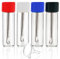 iSnuff Small Glass Bottles with Snuff Spoon Set Premium Glass Vial with Mini Funnel - Deluxe Storage Travel Dispenser Kit