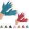 2 Paar Arthritis-Kompressionshandschuhe zur Schmerzlinderung bei Arthritis, Rheumatoide, Arthrose und Karpaltunnel für Männer und Frauen, fingerlos zum Tippen (groß, blau + rot)