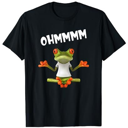 Meditation & Entspannung Ohmmm Yoga Frosch Fun Shirt T-Shirt