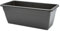 CABLEPELADO Jardinera plástico, Jardinera para balcón, Macetero Rectangular, Maceta Rectangular, Apto balcón, jardín, Patio, Interior o Exterior (Negra, 40 cm)
