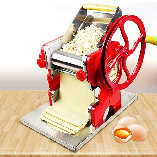 Macchina manuale per la pasta fresca in acciaio inox, con rullo