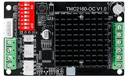 BAIRU TMC2160 Schrittmotor-Treiber, für MKS TMC 2160 Schritttreibermodul, Zweiphasen-Hybrid-Controller 3D-Drucker-Motoren