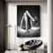 Rumlly Femme Jambe Vin Verre Toile Peintures Noir Blanc Sexy Fille Affiches et Gravures Mur Art Photos pour Salon Décor À La Maison 70x100cm Sans Cadre
