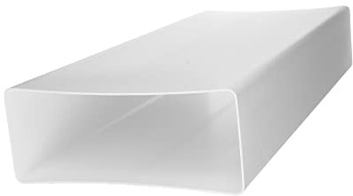 Vent Systems 220x90 mm 0,5 m Connettore di tubi rettangolari di canale piatto lungo per il collegamento del tubo. Sistema di ventilazione, riscaldamento, raffreddamento. 220 x 90 mm - 50 cm