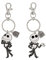 Peers hardy - Ensemble de Porte-clés Disney L'Étrange Noël de Monsieur Jack Noir, Blanc et Argent BFF