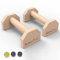 Liegestützgriffe Push Up Bars 1 Paar Griffe,Holz-Parallettes gelenkschonende Liegestützgriffe,für Fitness, Gymnastik, Aerobic, Bodybuilding, rutschfest und langlebig