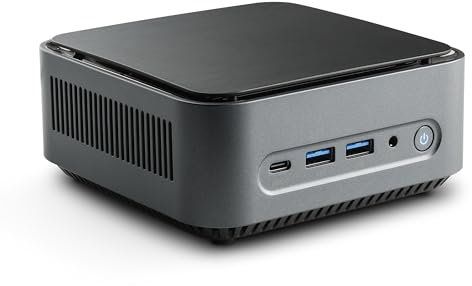 Mini PC CSL Narrow Box Premium Windows 11 Home lüfterlos, Intel N200 4X 3700 MHz Turbotakt, 2000 GB M.2 SSD, 32 GB DDR4-RAM, Intel UHD Grafik, HDMI 2, USB 3.2, BT 5.2, DisplayPort, Dual WLAN