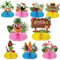 GEBETTER 9pz Centrotavola Festa Hawaiana Decorazione da Tavola Hawaiian Party Luau Gadget Addobbi Festa Compleanno HawaianoTropicale Aloha