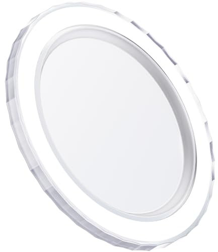 imluckies Base Magnétique Compatible avec PopSocket Grips pour MagSafe iPhone Series Coque, Base Amovible pour Kindle/Support de Téléphone, Plaque Portative Fine et Légère, Transparent Mat