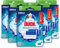 Duck Fresh Discs Blue Toilet Cleaner Refill Twin Pack, Fights Stains That Harbour Germs, Prevents Limescale Build Up, Blue Water Effect, Azure Lagoon, Pack of 5 (Total of 10 Refill Tubes)