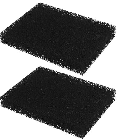LT Easiyl 2 filtri in spugna compatibili con il sistema di scarico del filtro del carbone SOG, 128 × 99 × 22 mm, per la sostituzione di tutte le varianti della porta dell'auto, colore nero