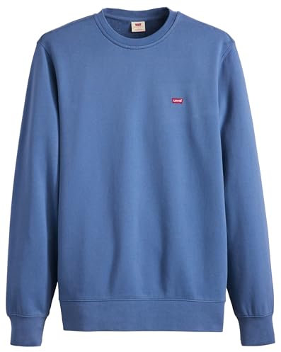 Levi's Men's Crew Sweatshirt, Dutch Blue, M