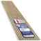 Akustikpaneele MDF Holz 60x270 cm, 21 mm Dicke | 2er Set Akustikplatten | Wandpaneele Holzoptik | Akustikpaneel Wandverkleidung | Moderne Lamellenwand mit Schallabsorption (Belek-cehan)