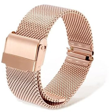 YMKFGUPKRG Stainless Steel Bracelet For Daniel Wellington Watches Watch Strap(Rose Gold,24mm)