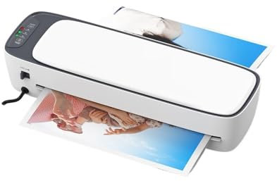 SL888 Laminiergerät-Set, A3-Größe, multifunktionales Heiß- und Kaltlaminiersystem, 2 Walzensysteme for Laminierfolien in den Größen A3/A4/A5/A6 Für Büro, Schule