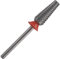C & I Nail Drill Bit 6 in 1 Multi-function Rounded End E File, Tungsten Steel CNC Overall Cutting, Manicure Tool for Nail Tech Quick Remove Nail Gels, Acrylic Nails (Original, Fine -F)
