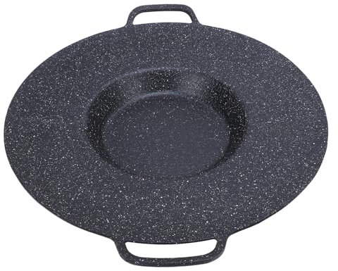 Nonstick Grill Pan, Cast Aluminum Griddle Pan Induction Compatible Grill Pan Stovetop Grill Pan with Lid for Camping Home Cooking