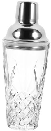 iplusmile Coctelera Coctelera Grabada Coctelera De Barra Mezcla Para Cóctel Coctelera Para Cócteles Máquina Para Hacer Cócteles Coctelera A Prueba De Coctelería Colador Tapa Elegante Vidrio