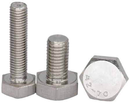 DIN933 Außen-Sechskantschraube, 10-100 mm Feingewinde, M7, M9, 1 mm, 1,25 mm, 1,5 mm, 304, Edelstahl (1 Stück M9 x 1,25 x 30 mm)