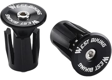 Yotlein 2PCS Lenkerstopfen Rennrad, Bike Bar End Plugs, Fahrrad Lenker-stopfen, Rennrad Lenkerstopfen, Lenker Endkappen Ren-nrad Geeignet Für Die Meisten Fahrräder, Mountainbikes, Renn-räder, 22-24mm