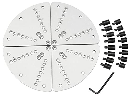 Asyduey 8Inch Lathe Chuck Jaw Set Flat Lathe Chuck Jaw Set Lathe Chuck Jaw Set Kit for Wood Lathe Key Chuck &Scroll Chuck Flat Jaw Set with Buffer Kit for Wood Lathe Chucks