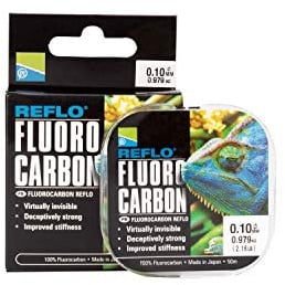 Preston Innovation Reflo Fluoro Carbon Rig Line 50m Spool: 0.12mm